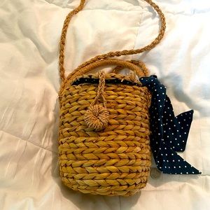 Straw bag-small-NEW-adorable-vintage